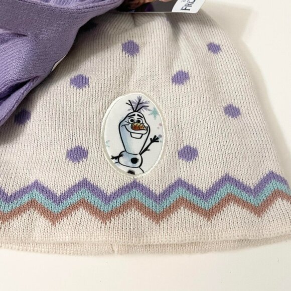 Disney Frozen Kids Gloves and Hat Size 4-6X - Picture 3 of 14